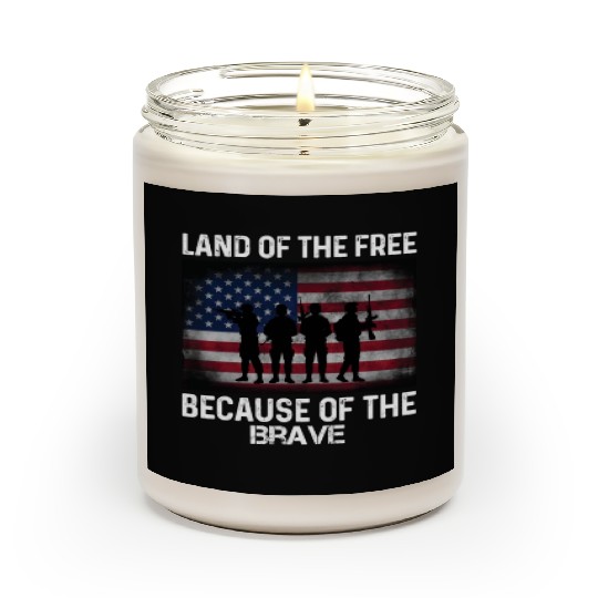 Land of the free because of the brave Scented Candles