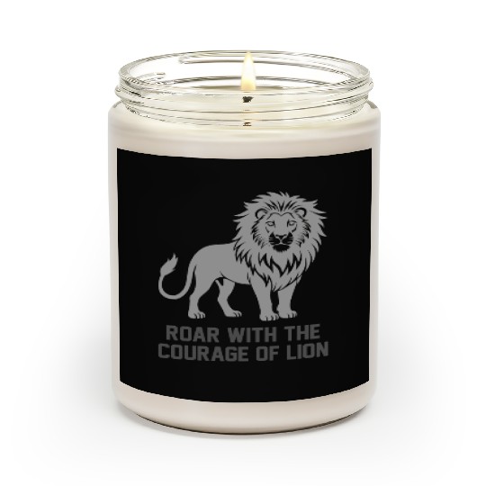 Alpha Roar Nature Lover Animal King Lion 5 Scented Candles