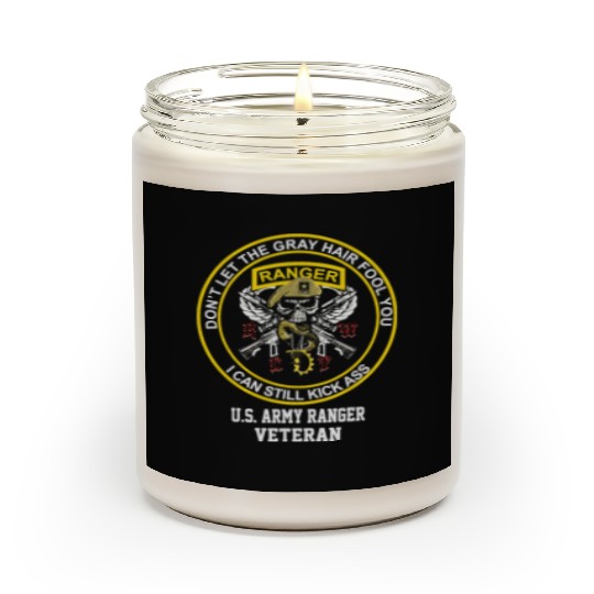 Retired US Army Ranger Veteran USA Military Vet Scented Candles