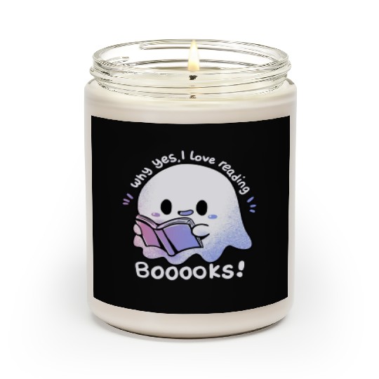 Why yes, I love reading booooks Scented Candles