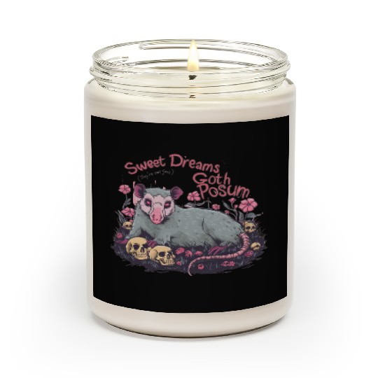 sweet dreams goth possum Street Cats Squad Scented Candles