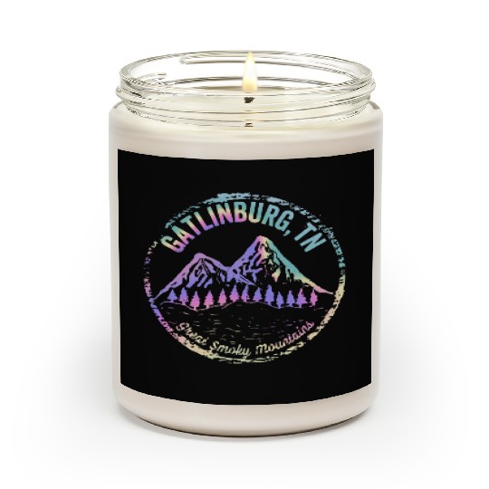 Gatlinburg Tennessee Great Smoky Mountain Souvenir Scented Candles