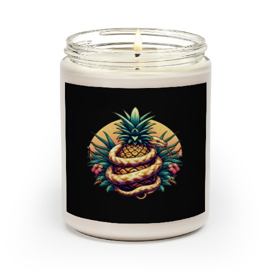 Python around pineapple Scented Candles