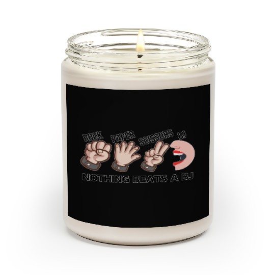 Rock Paper Scissors BJ Scented Candles