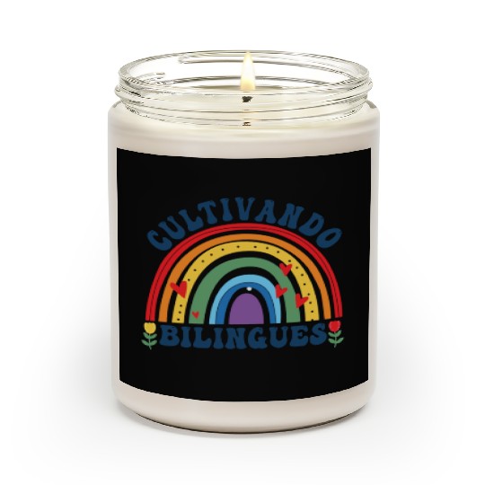 Cultivando Bilingües Spanish Teacher Scented Candles