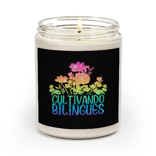 Cultivando Bilingües Spanish Teacher Scented Candles