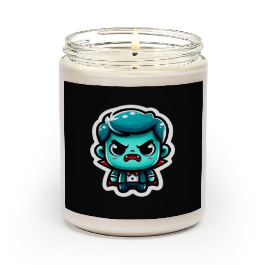 Aquatic Fury: Angry Aqua Vampire Scented Candles