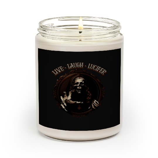Live Love Lucifer Goth Festival Death Metal Scented Candles