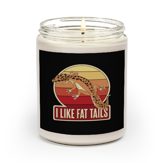 I Like Fat Tails Crested Lizard Gekkota Leopard Scented Candles