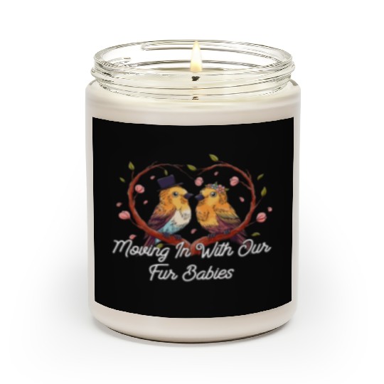 Moving In With Our Fur Babies Wedding Honeymoon Scented Candles