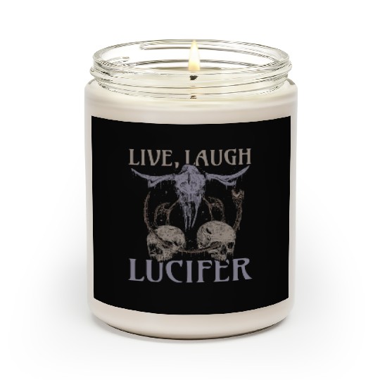 Live Love Lucifer Goth Festival Death Metal Scented Candles