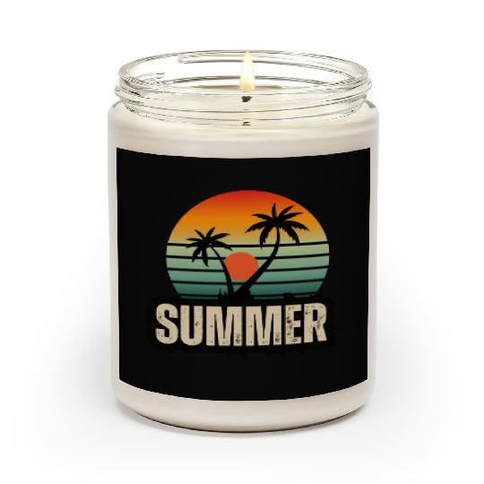 Tropical Serenity: A Sunset Symphony Scented Candles
