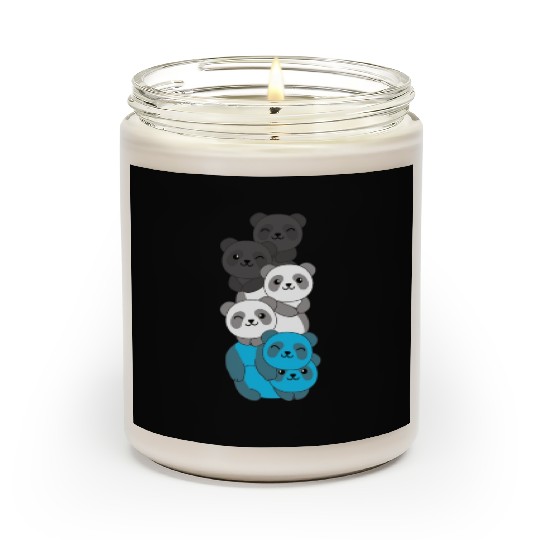 Mascic Flag Pride Lgbtq Cute Panda Scented Candles