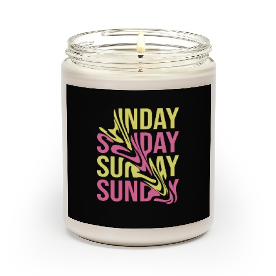 Holiday Sunday Scented Candles design
