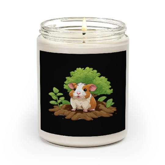 Earth Day Guinea Pig: Vibrant Eco-Friendly Design Scented Candles