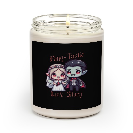 Vampire Bride and Groom Love Story Scented Candles