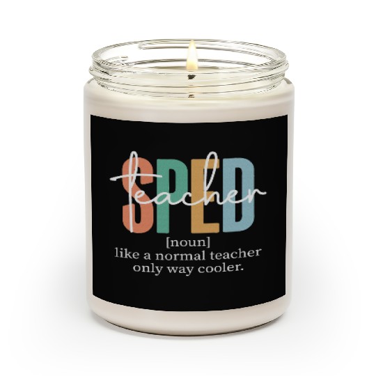 Special Education Sped Teacher Definition Scented Candles