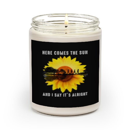 Here Comes The Sun And I Say It s Alright Guitar Scented Candles
