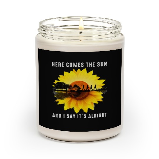 Here Comes The Sun And I Say It s Alright Guitar Scented Candles