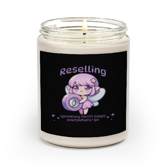 Purple Kawaii Fairy Thrift Magic Reseller Job Scented Candles