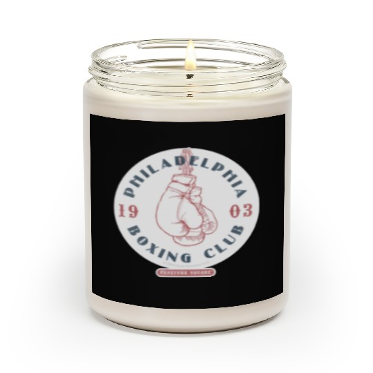Philadelphia Boxing Club 1903 Sticker Scented Candles