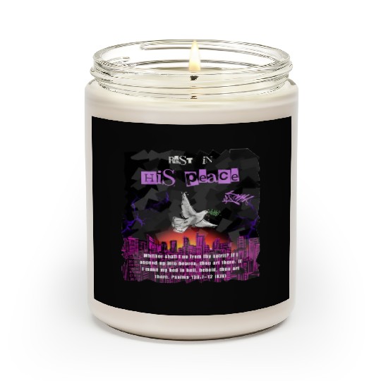 Rest In His Peace Scented Candles