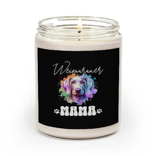 Weimaraner Mama Scented Candles