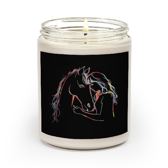 Horse Lover Horseback Riding Equestrian Scented Candles