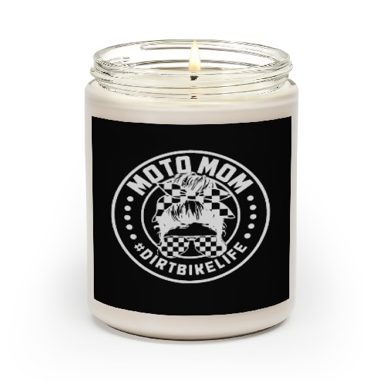 Motocross Moto Mom Dirt Bike Motorcycle Scented Candles