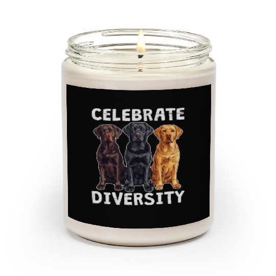 Labrador CELEBRATE DIVERSITY Labrador Owner Scented Candles