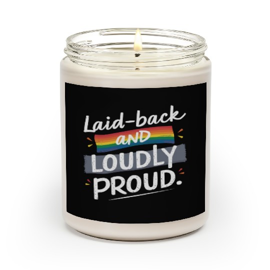 Birthgay Gay Pride Flag Pride Month Equal Rights Scented Candles