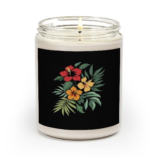 Hibiscus Scented Candles