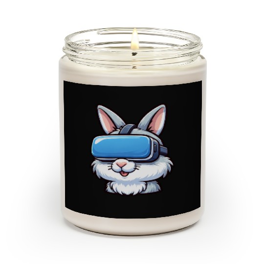 VR Gamer Bunny: Digital Gaming Adventure Scented Candles