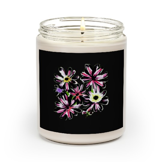 Stylish Wildflower t'Scented Candles
