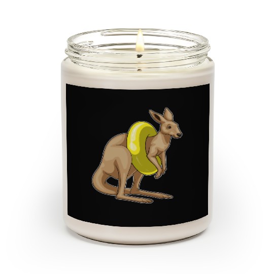 Kangaroo Swimming Swim ring Scented Candles