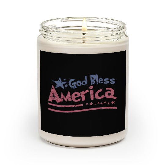 God Bless America Lovers Independence Scented Candles