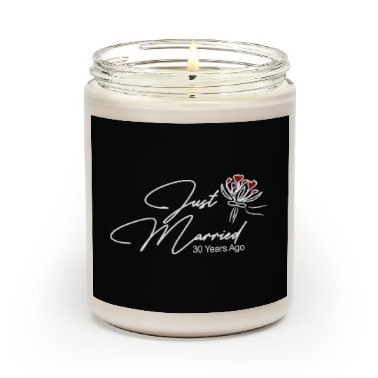 Just Married 10 Scented Candles