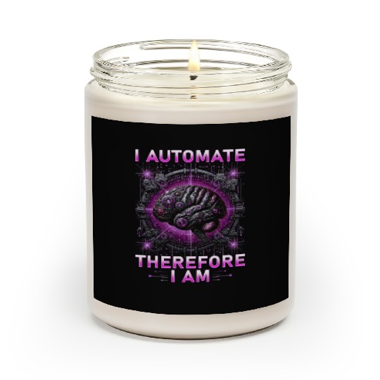 Robotics Engineer I Automate Therefore I Am Scented Candles