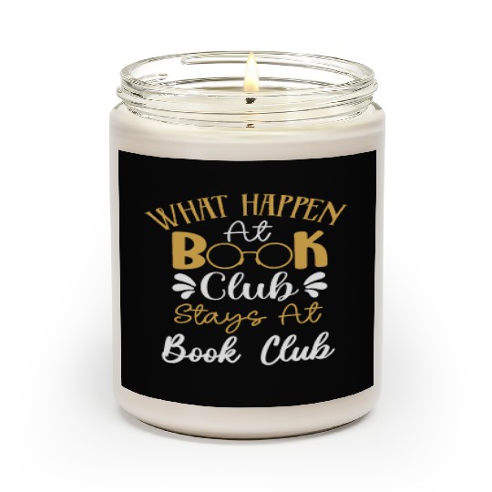 Book Club Friends Read Talk Fun Scented Candles