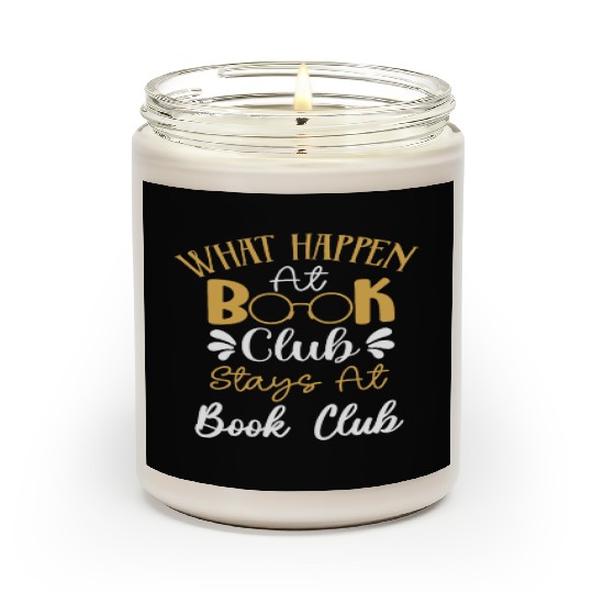 Book Club Friends Read Talk Fun Scented Candles
