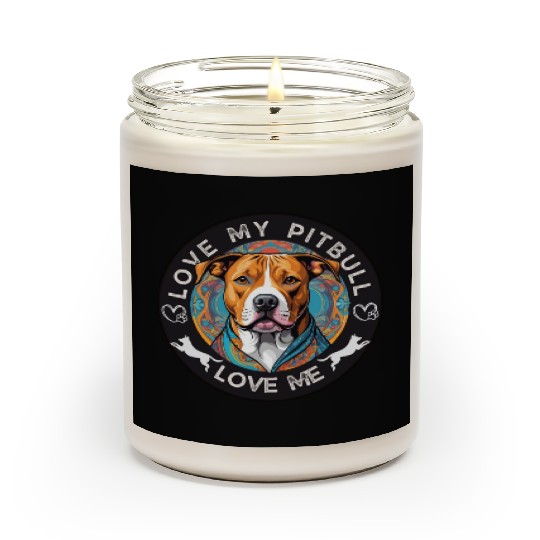 American Pitbull Terrier Scented Candles