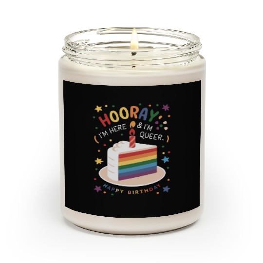 Birthgay Gay Pride Flag Pride Month Equal Rights Scented Candles