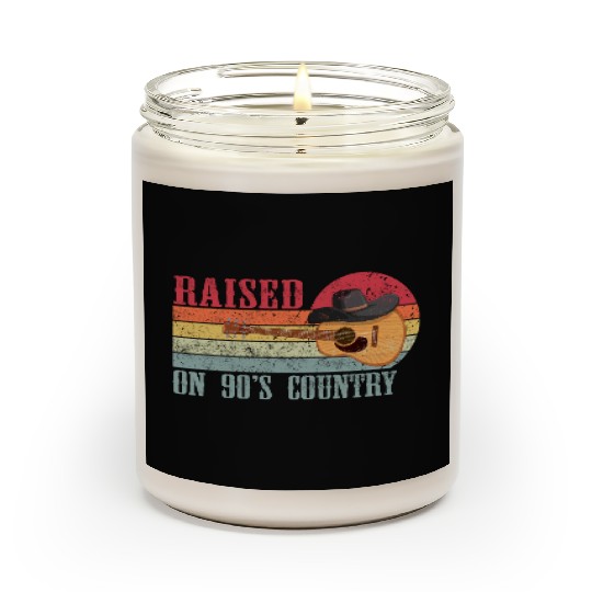 Raised On 90's Country Music Cowboy Aesthetics Scented Candles