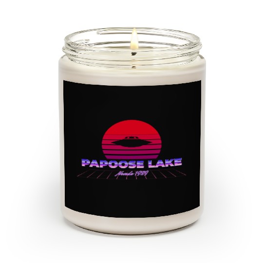 Vaporwave Papoose Lake Nevada Area 51 S4 Scented Candles