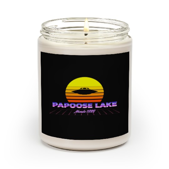 Vaporwave Papoose Lake Nevada Area 51 S4 Scented Candles