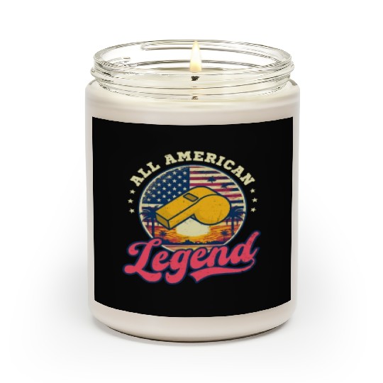 4th Of July PE Teacher All American Legend Scented Candles