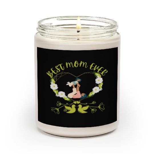 BEST MOM EVER MOTHER AND DAUGHTER DESIGN Scented Candles