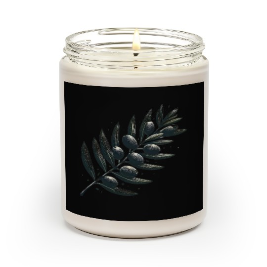 An olive Branch Scented Candles
