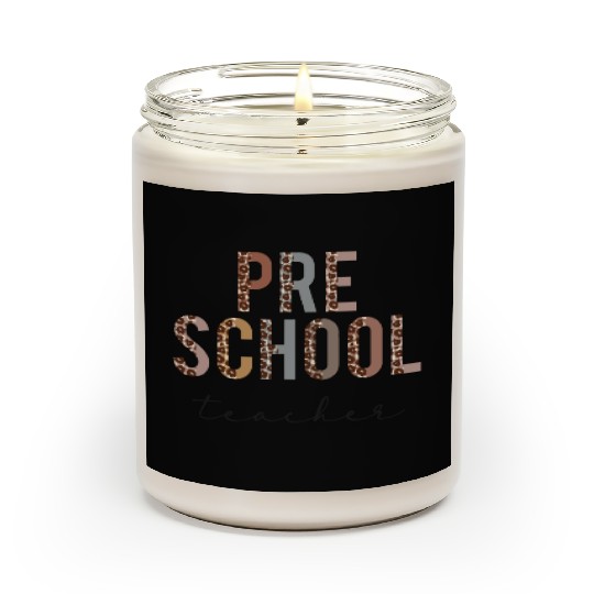 Preschool Teacher Hello Back To School Appreciatio Scented Candles