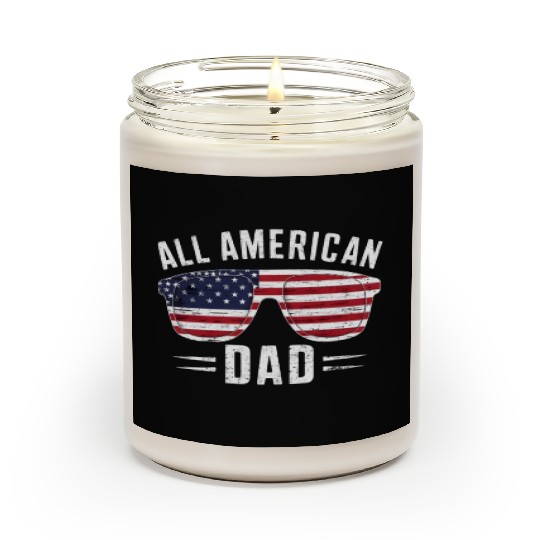 All American Dad 4th Of July Patriotic Pride Scented Candles